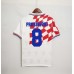 Croatia 1998 World Cup Home White&Red Soccer Jersey